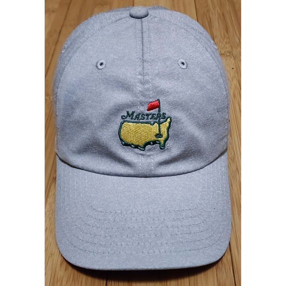American Needle Masters Augusta Golf Hat Gray Adjustable Snapback Cap OSFA